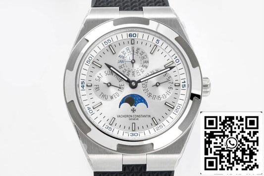 Vacheron Constantin Overseas 4300V 1:1 edizione migliore 8F Fabbrica V2 Silvery quadrante bianco