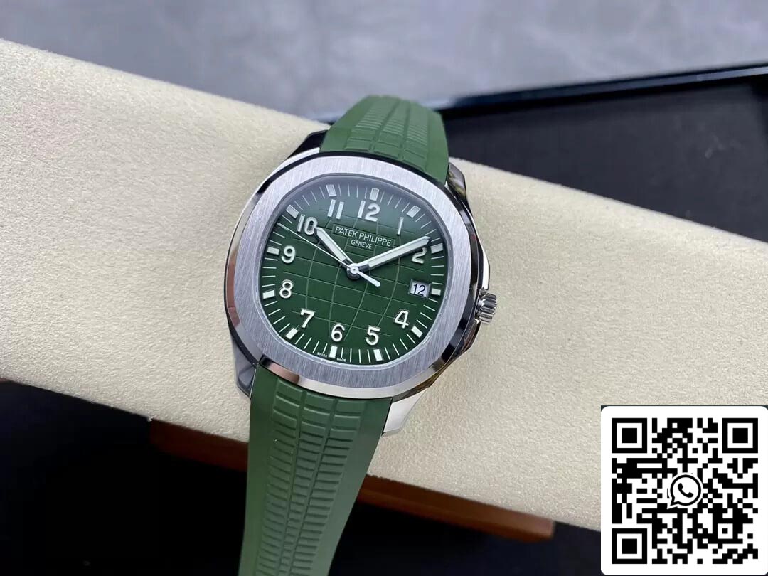 Patek Philippe Aquanaut 5168G-010 1:1 edizione migliore 3K Fabbrica V2 Versione quadrante verde