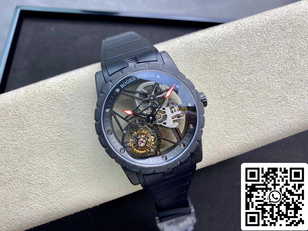 Roger Dubuis Excalibur DBEX0577 1:1 edizione migliore BBR Fabbrica Tourbillon scheletrato quadrante