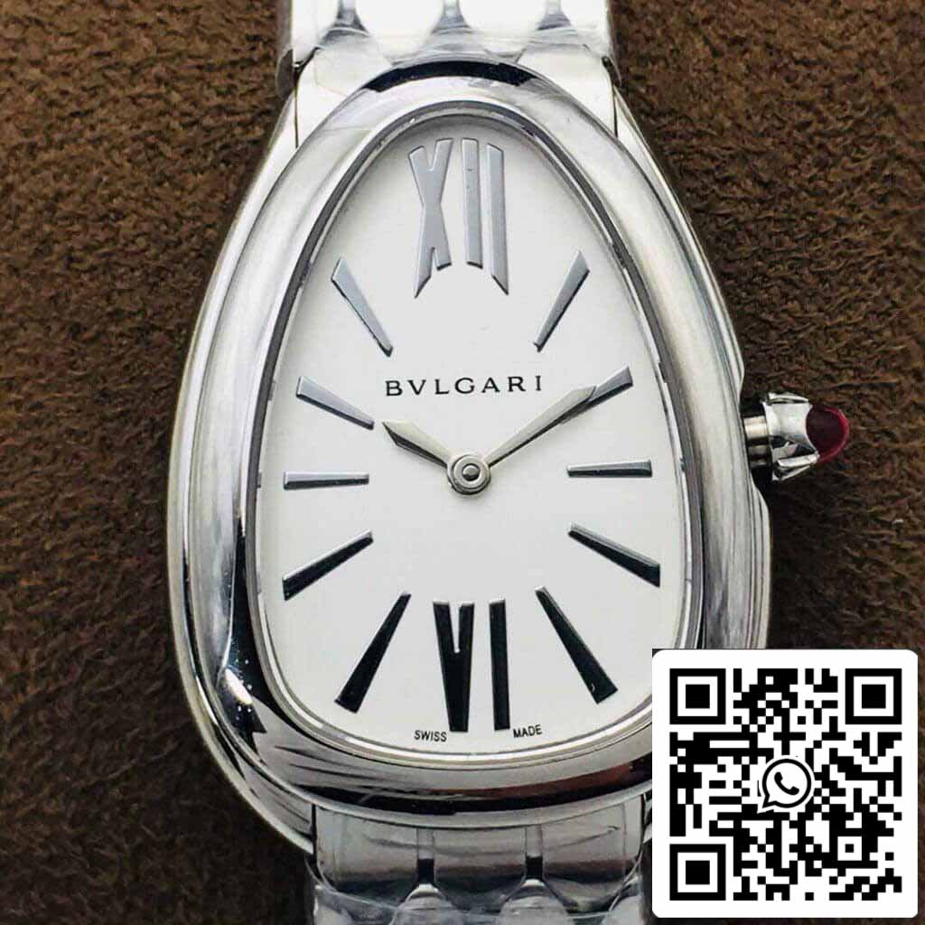Bvlgari Serpenti 103141 1:1 edizione migliore BV Fabbrica Argento quadrante bianco