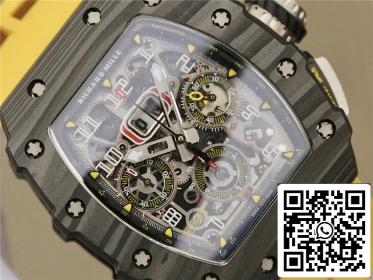 Richard Mille RM11-03 1:1 Best Edition KV Fabbrica Carbon Fiber