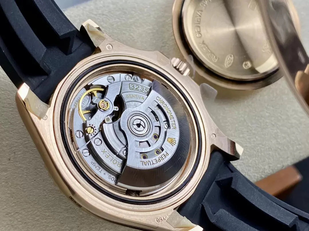 Rolex Yacht-Master 40 quadrante nero Rosa Oro  M126655-0002  1:1 edizione migliore AR Fabbrica Counterweight Versione