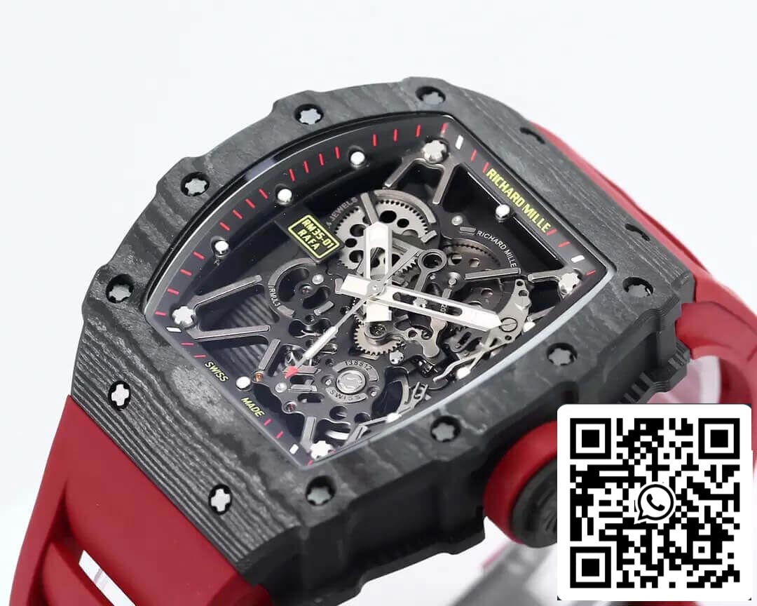 Richard Mille RM35-01 1:1 edizione migliore BBR Fabbrica Gomma cinturino