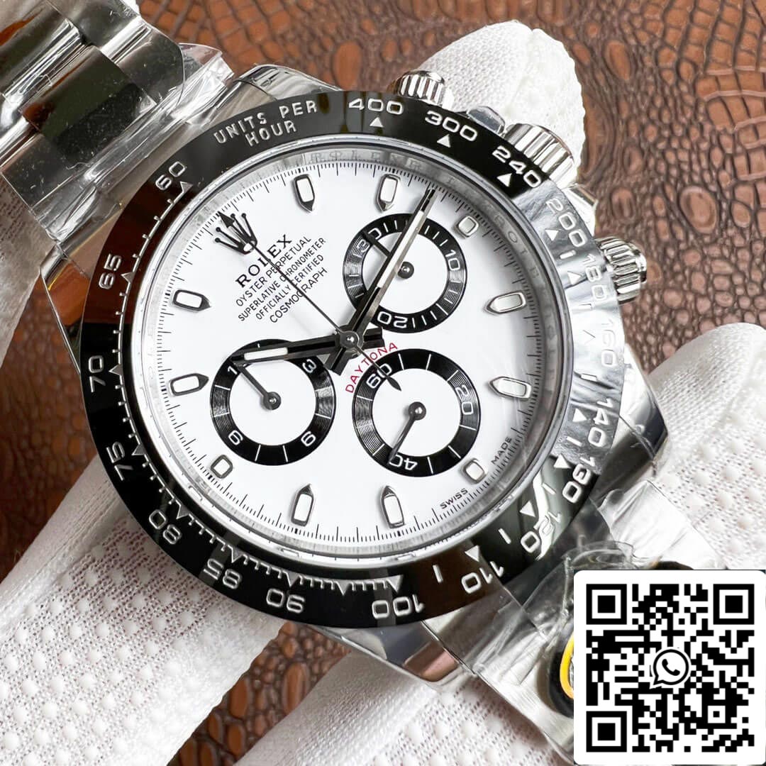 Rolex Daytona M116500LN-0001 1:1 edizione migliore BT Fabbrica quadrante bianco