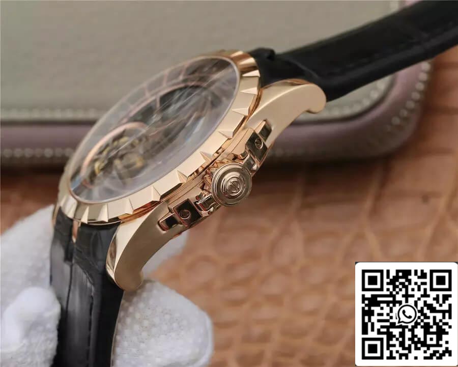 Roger Dubuis Excalibur RDDBEX0280 1:1 edizione migliore JB Fabbrica Tourbillon Black Dial