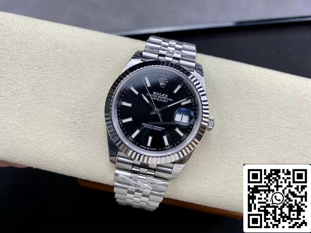 Rolex Datejust M126334-0018 1:1 edizione migliore VS Fabbrica quadrante nero