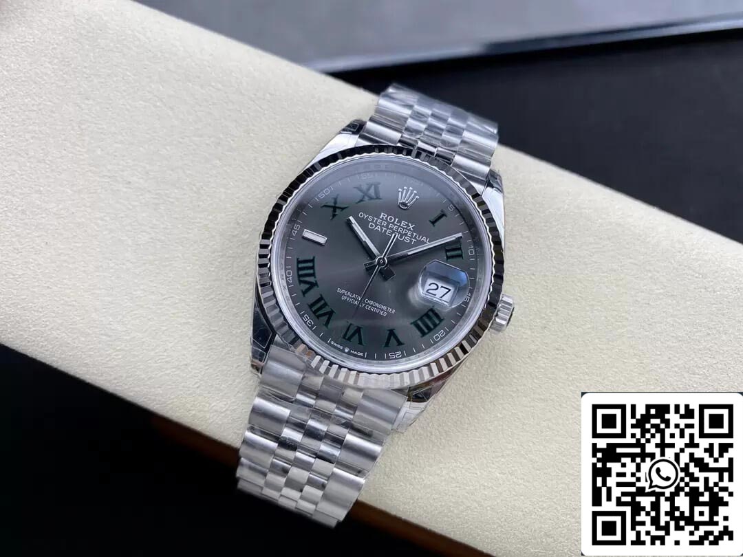 Rolex Datejust M126234-0045 36MM 1:1 edizione migliore VS Fabbrica Gray quadrante