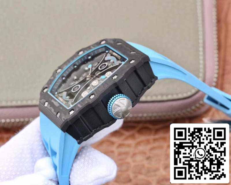 Richard Mille RM53-01 1:1 edizione migliore JB Fabbrica Black Carbon Swiss Tourbillon movimento