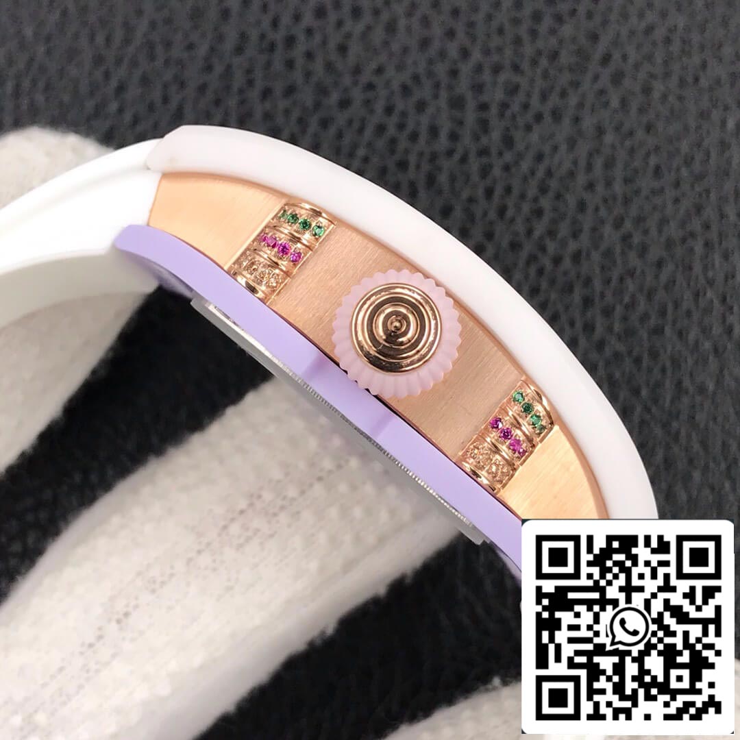 Richard Mille RM-07 Bon Bon 1:1 Best Edition RM Fabbrica White Ceramic Case