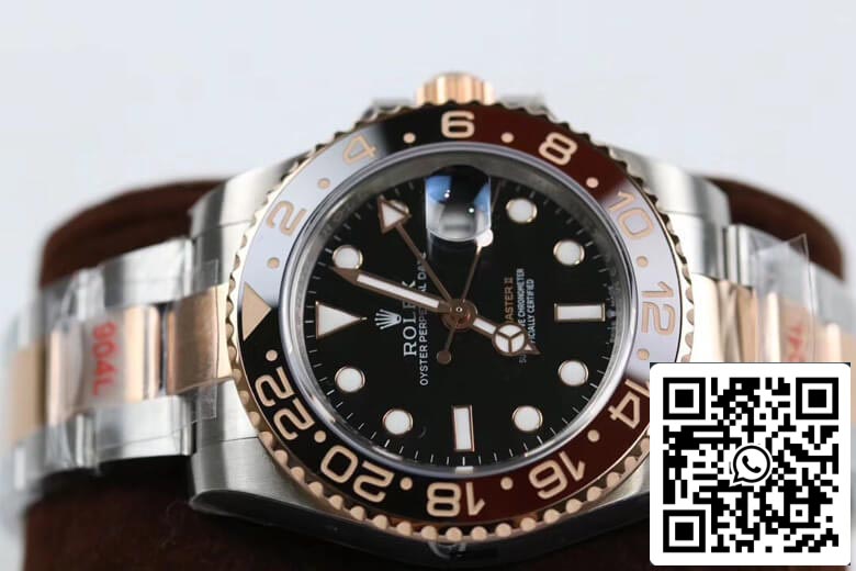 Rolex GMT Master II M126711CHNR-0002 1:1 edizione migliore GM Fabbrica Rosa Oro