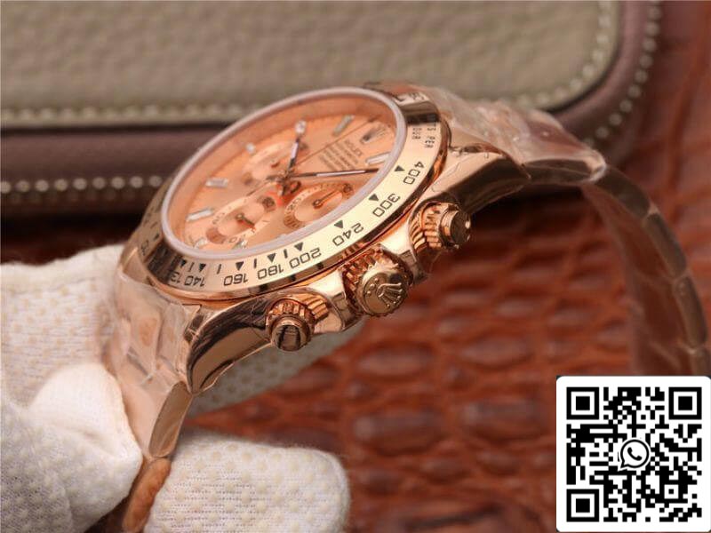 Rolex Daytona Cosmograph 116508 JH Fabbrica 1:1 edição melhor Swiss ETA4130 mostrador em ouro rosa