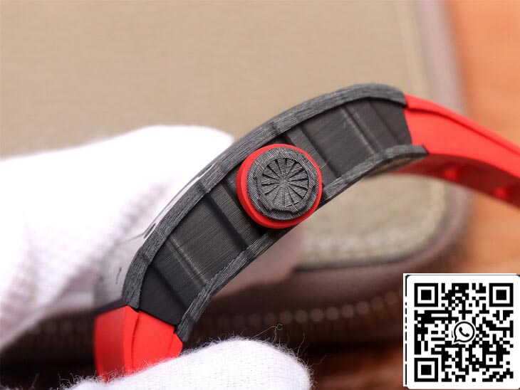 Richard Mille RM35-02 1:1 Best Edition ZF Fabbrica Red Rubber cinturino