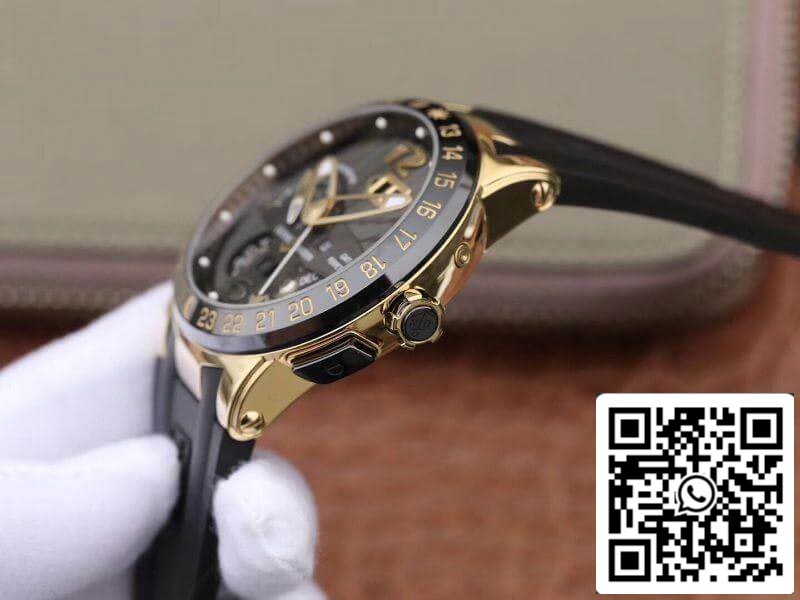 Ulysse Nardin El Toro 322-00-3 18K Rosegold Case All Working GMT Calendar 1:1 Best Edition Swiss UN-32