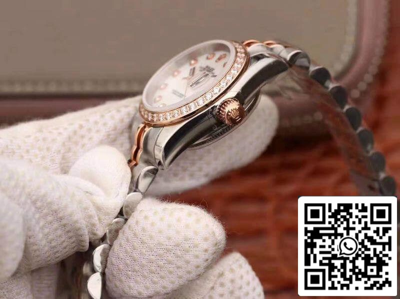 Rolex Lady Datejust 28MM 1:1 Best Edition Swiss Original Imported NH05 movimento White Enamel Dial