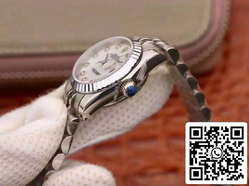 Rolex Lady Datejust 28MM 1:1 Best Edition Swiss NH05 movimento White Dial