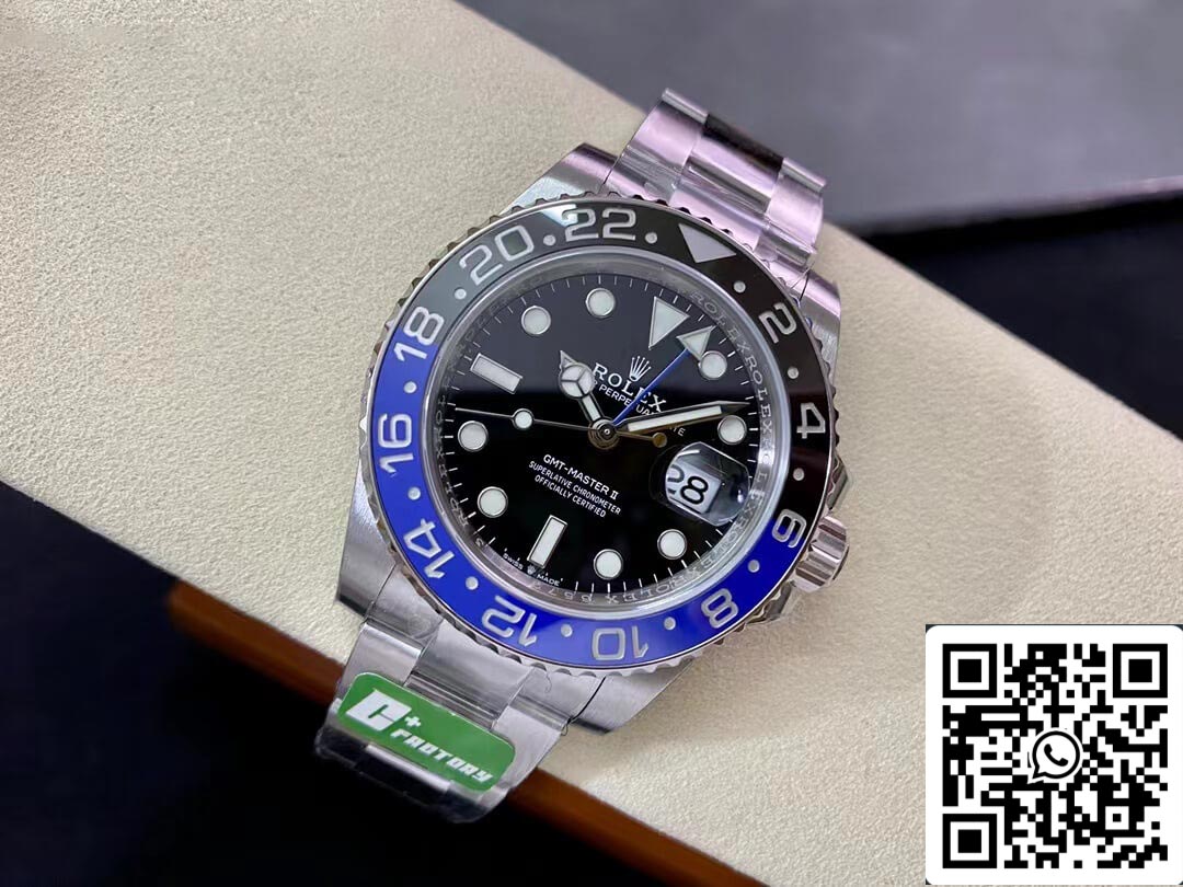 Rolex GMT Master II M126710blnr-0003 1:1 edizione migliore C+ Fabbrica quadrante nero