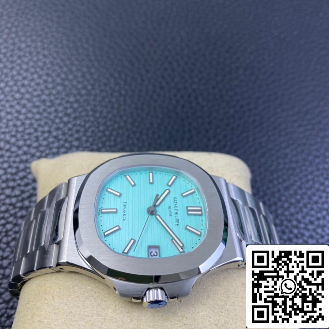 Patek Philippe Nautilus 5711/1A-018 1:1 edizione migliore 3K Fabbrica Tiffany quadrante blu