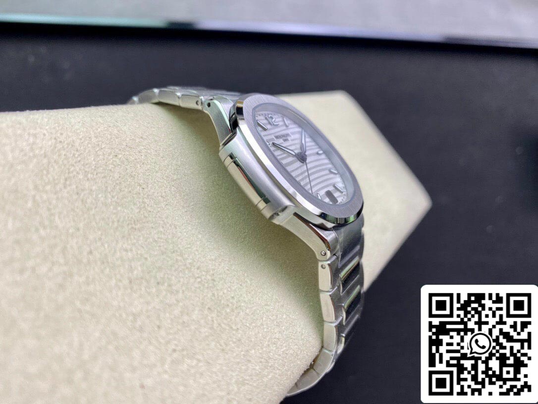 Patek Philippe Nautilus Ladies 7118/1A-010 1:1 edizione migliore 3K Fabbrica quadrante argento