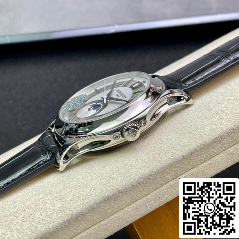 Patek Philippe Complications 5205G-001 1:1 edizione migliore GR Fabbrica Argento Grigio quadrante