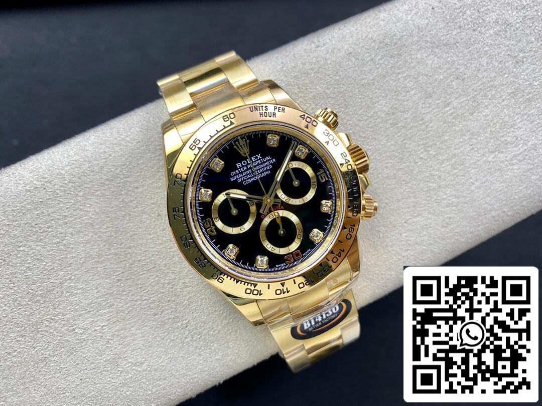 Rolex Daytona M116508-0016 1:1 edizione migliore BT Fabbrica quadrante nero