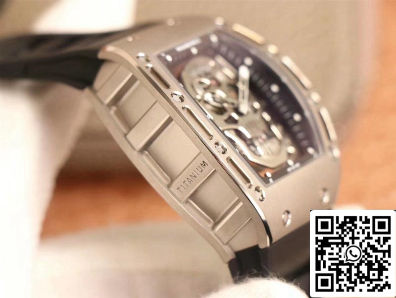 Richard Mille RM052 1:1 Best Edition ZF Fabbrica Silver Skull Dial Swiss movimento