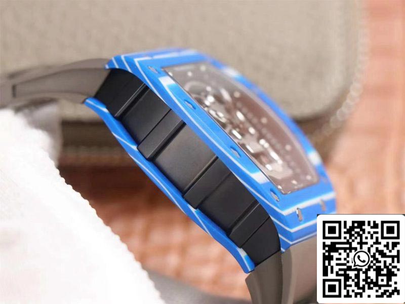 Richard Mille RM052-01 1:1 edizione migliore JB Fabbrica Blue Ceramic Swiss Tourbillon