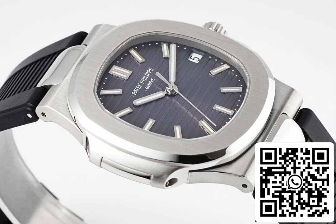 Patek Philippe Nautilus 5711 1:1 Best Edition PPF Fabbrica Black Rubber cinturino