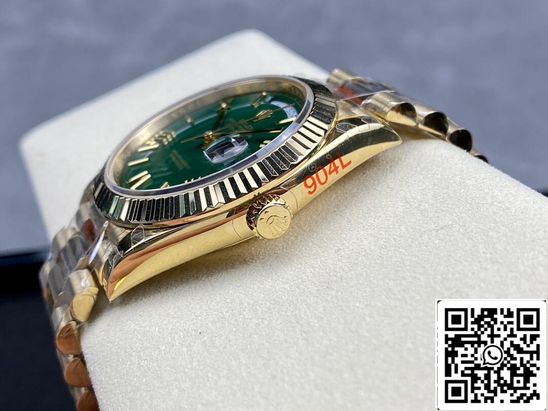 Rolex Day Date M228238-0061 1:1 edizione migliore GM Fabbrica quadrante verde