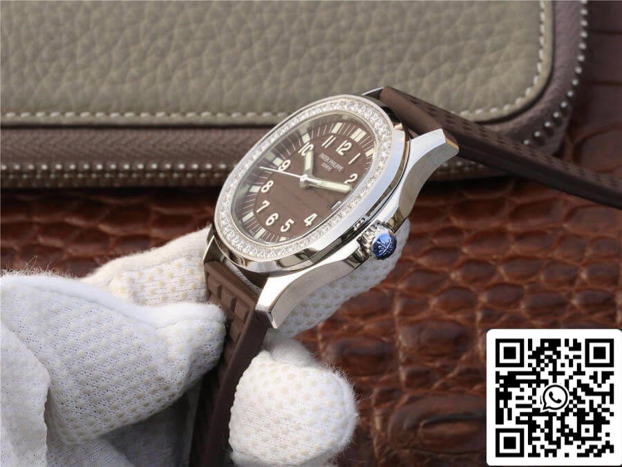 Patek Philippe Aquanaut 5067A-023 1:1 Best Edition PPF Fabbrica Diamond Brown Dial