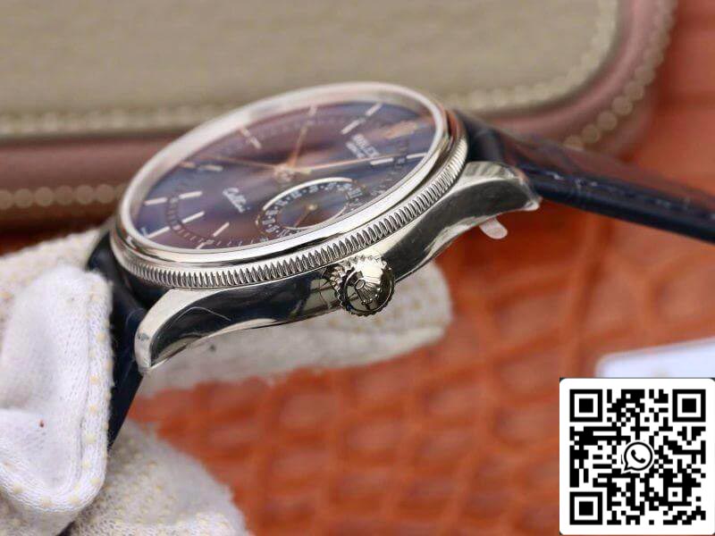 Rolex Celini 50515 MKS Fabbrica Mechanical Watches 1:1 Best Edition Swiss ETA2836 Black Leather cinturino