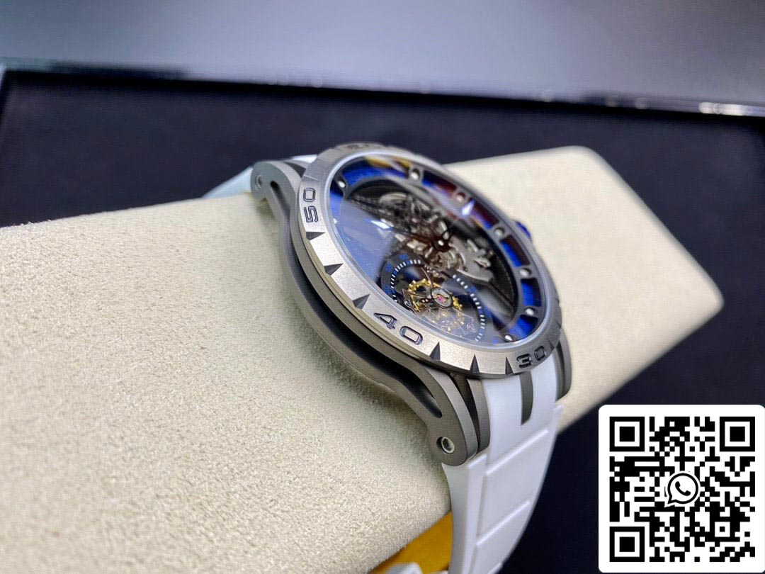 Roger Dubuis Excalibur RDDBEX0479 1:1 edizione migliore BBR Fabbrica Tourbillon Gomma cinturino