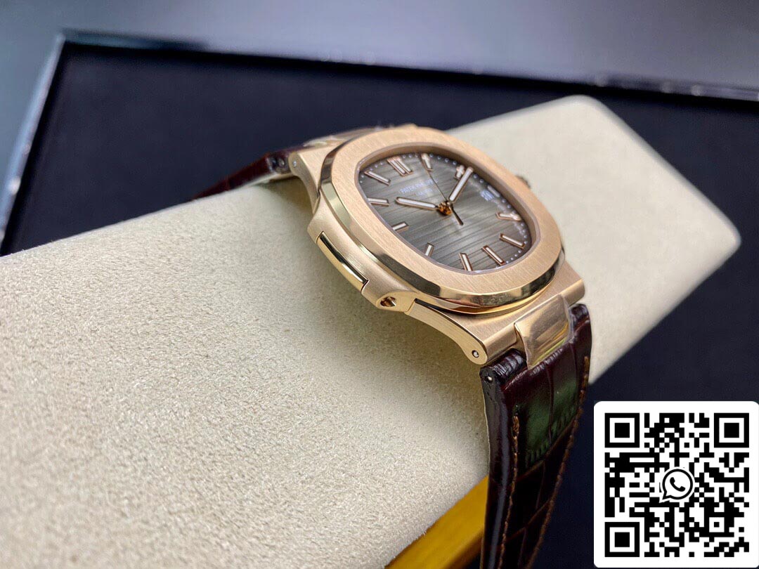 Patek Philippe Nautilus 5711R-001 1:1 Best Edition PPF Fabbrica V4 Brown Dial Swiss ETA324