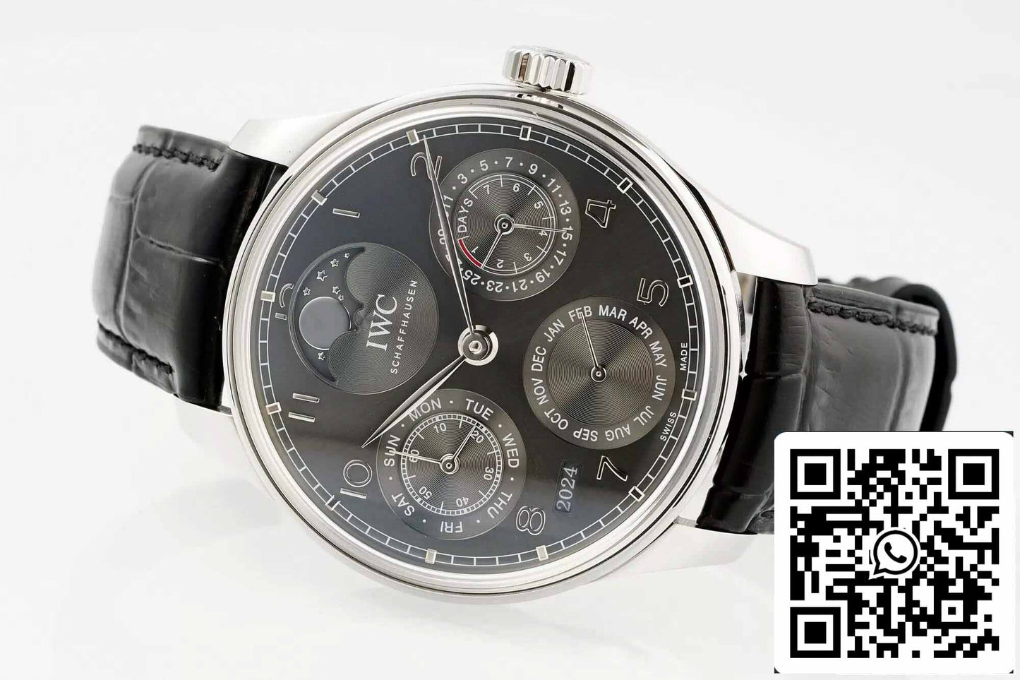 IWC Portuguese Perpetual Calendar IW503301 1:1 edizione migliore APS Fabbrica Gray quadrante