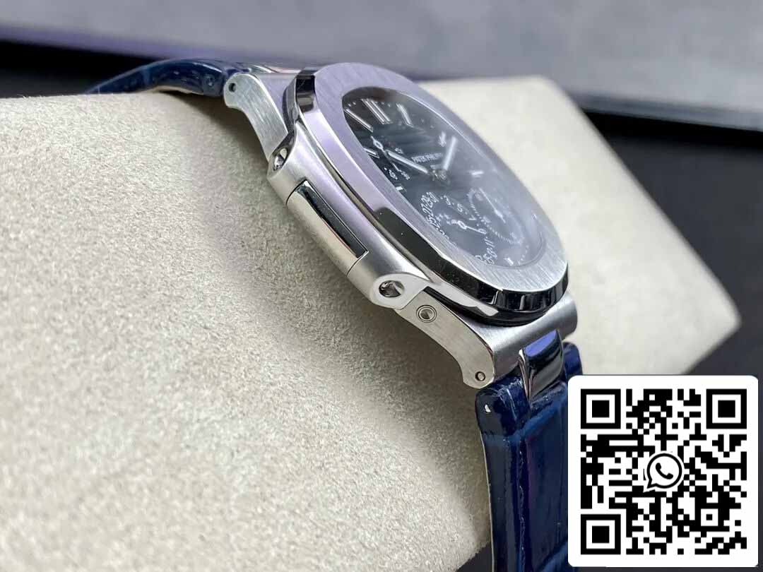 Patek Philippe Nautilus 5712 1:1 edizione migliore GR Fabbrica Blu Pelle cinturino