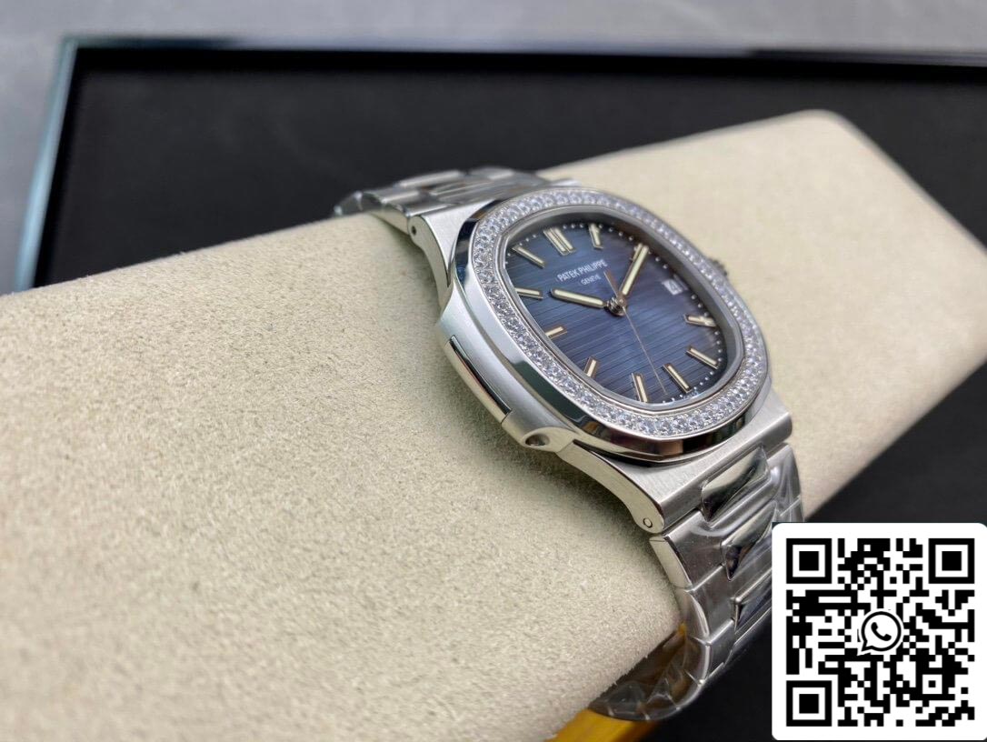 Patek Philippe Nautilus 5713/1G-010 1:1 Best Edition PPF Fabbrica V4 Blue Dial Swiss ETA324