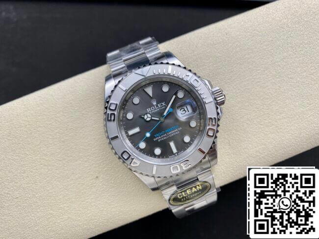 Rolex Yacht‑Master M126622-0001 1:1 edizione migliore Clean Fabbrica Grigio quadrante