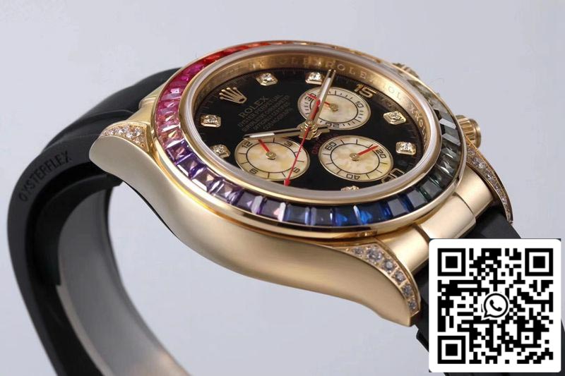 Rolex Daytona 116598RBOW 1:1 edizione migliore BL Fabbrica Yellow Oro Swiss ETA4130