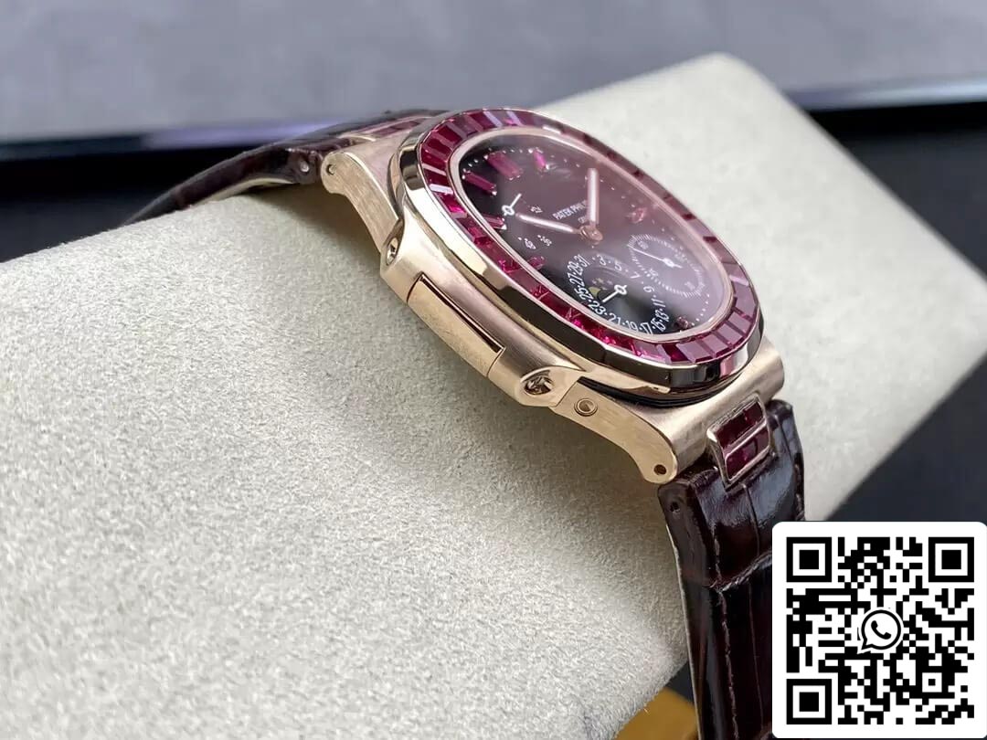 Patek Philippe Nautilus 5724 1:1 edizione migliore GR Fabbrica Rosa Oro Cassa