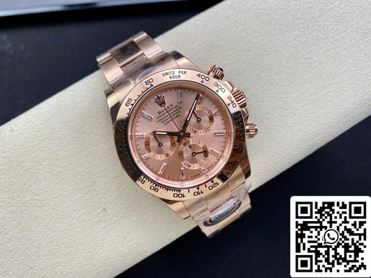 Rolex Daytona M116505-0012 1:1 edizione migliore BT Fabbrica Rosa Oro
