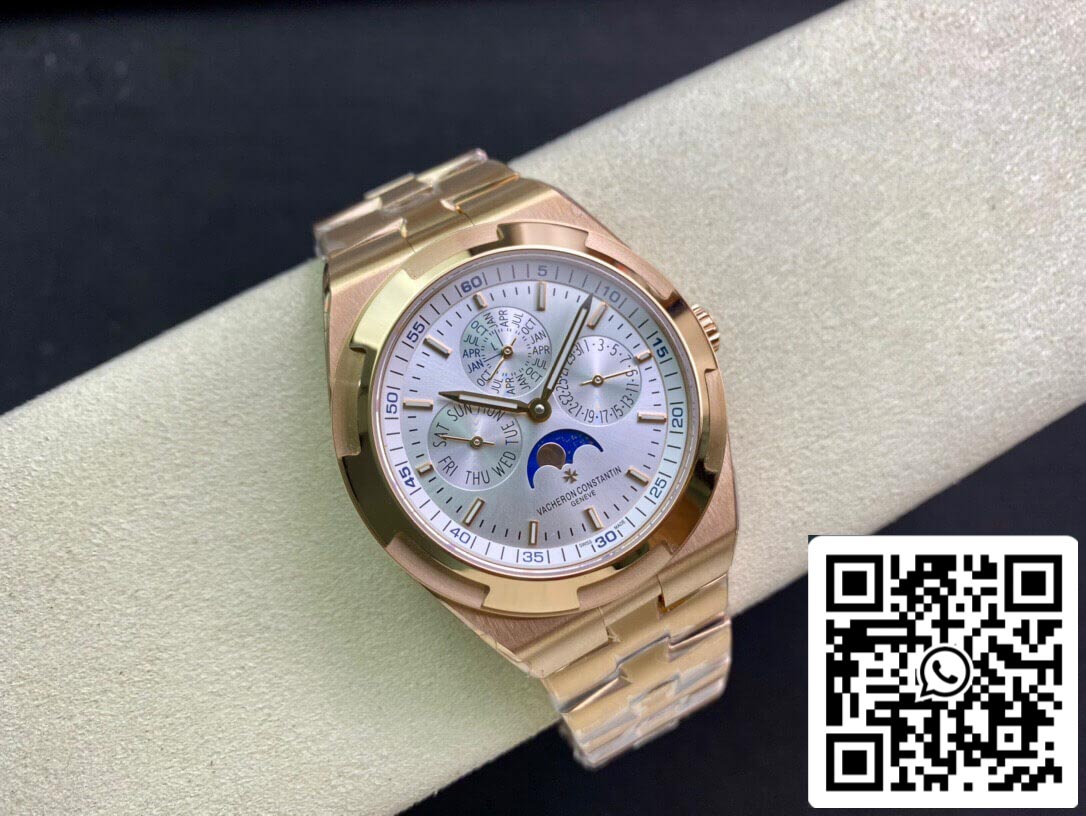 Vacheron Constantin Overseas 4300V/120R-B064 1:1 edizione migliore 8F Fabbrica Silvery quadrante bianco