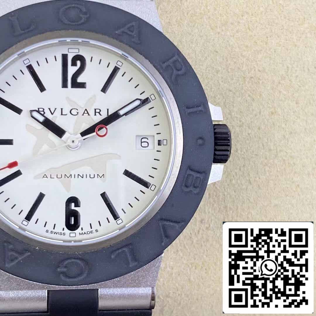 Bvlgari Aluminium Steve Aoki 103539 1:1 edizione migliore BV Fabbrica quadrante bianco