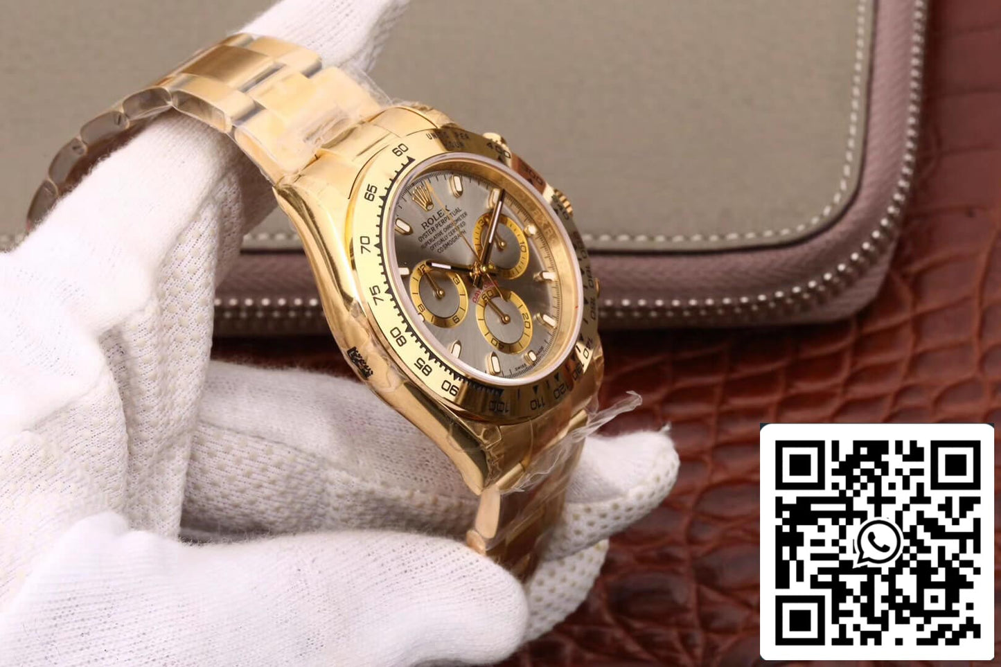 Rolex Daytona Cosmograph 116508 1:1 edição melhor JH Fabbrica Gold