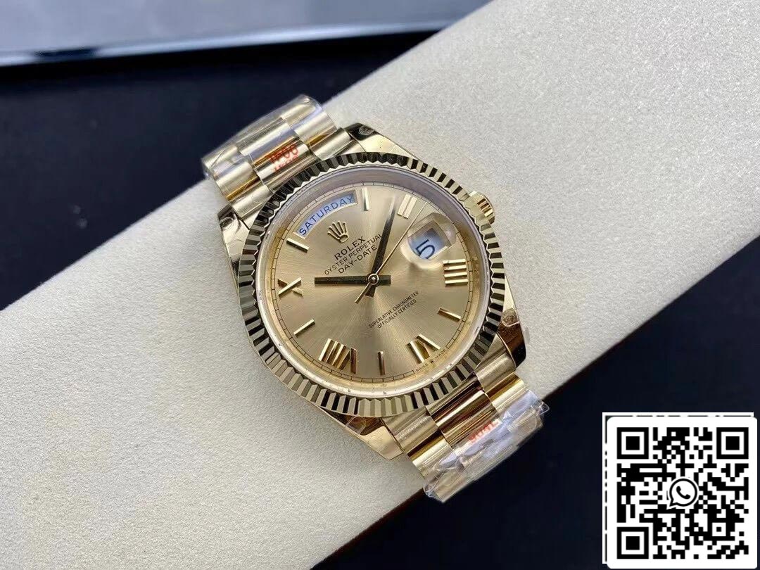 Rolex Day Date M228238-0006 1:1 edición mayor GM Fabbrica Oro cuadrante