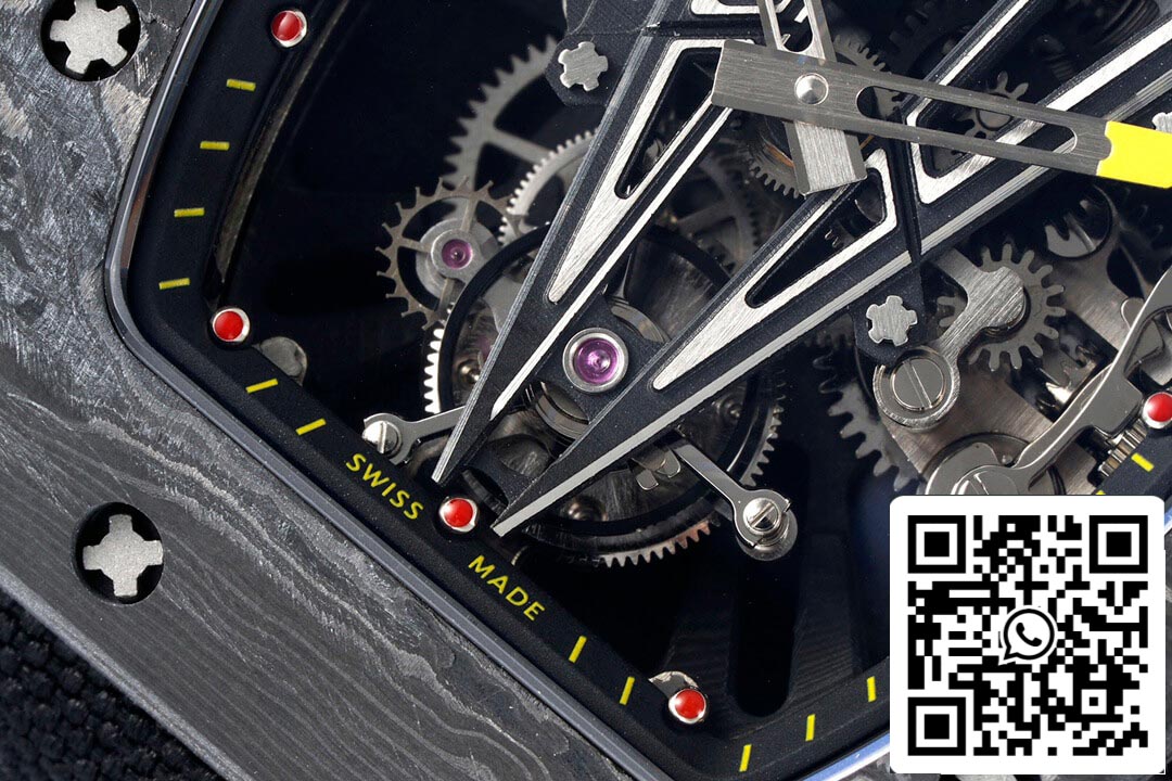 Richard Mille RM27-03 Rafael Nadal Tourbillon 1:1 Best Edition RM Fabbrica Skeleton Dial