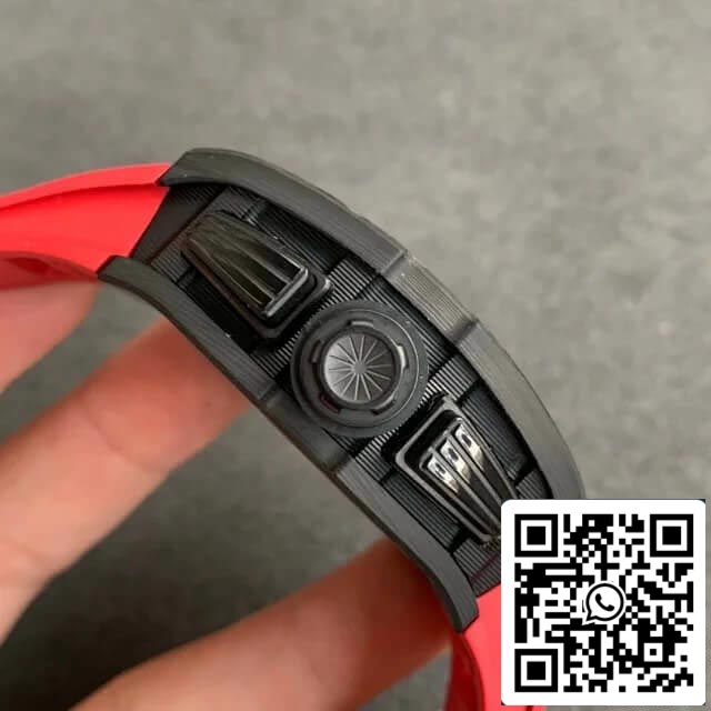 Richard Mille RM-011 1:1 Best Edition KV Fabbrica V2 Black Forged Carbon Case