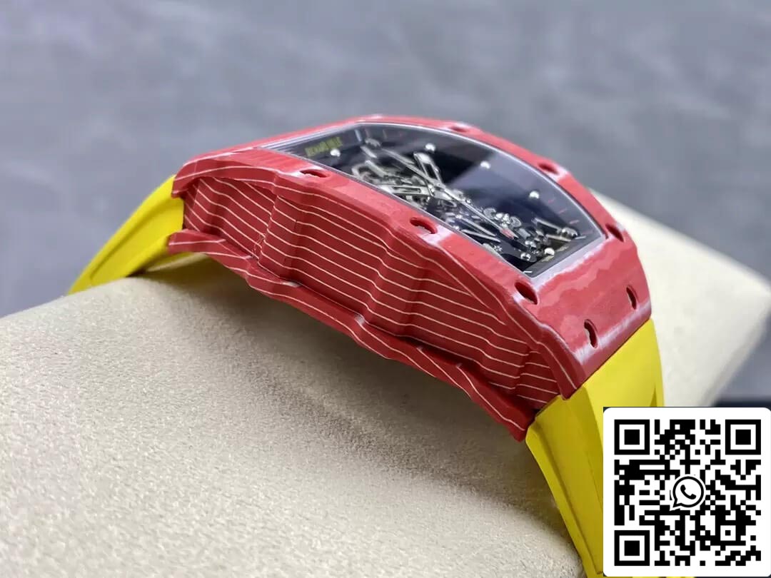 Richard Mille RM35-02 1:1 Best Edition T+ Fabbrica Red Carbon Fiber NTPT Case