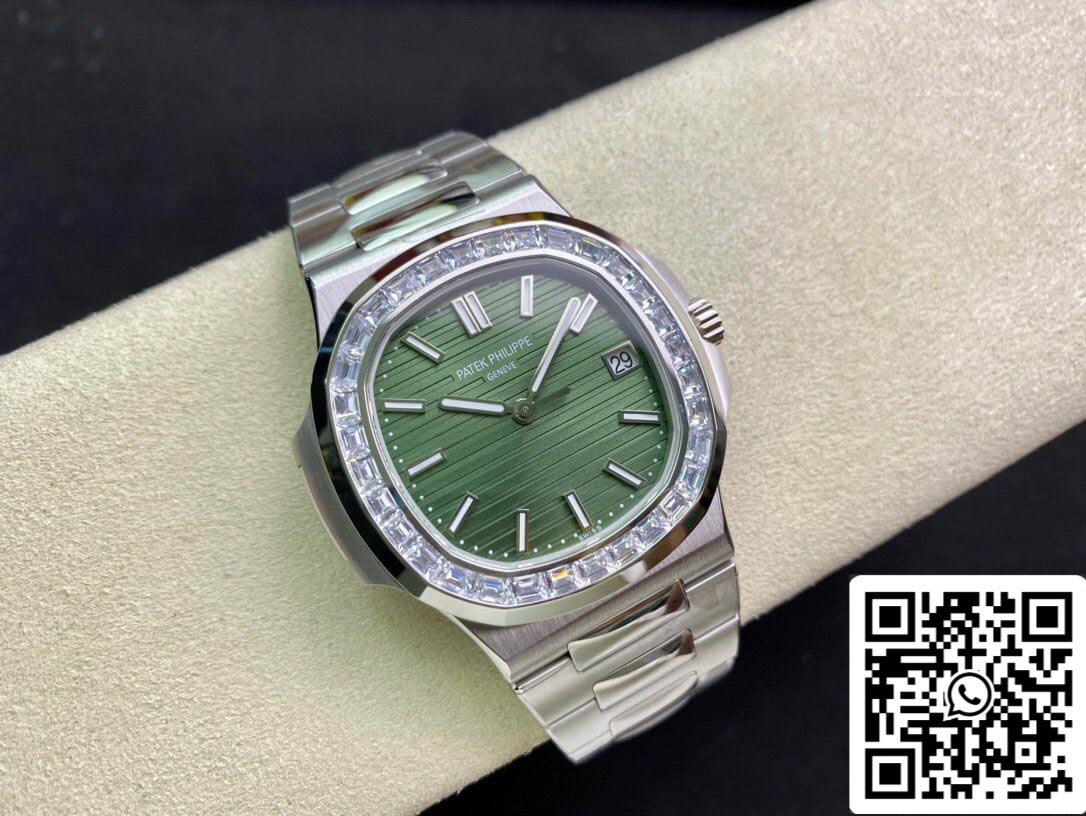 Patek Philippe Nautilus 5711/1300A-001 1:1 edizione migliore 3K Fabbrica quadrante verde