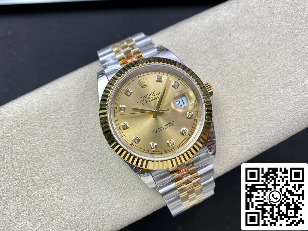Rolex Datejust M126333-0012 1:1 edizione migliore GM Fabbrica Yellow Oro