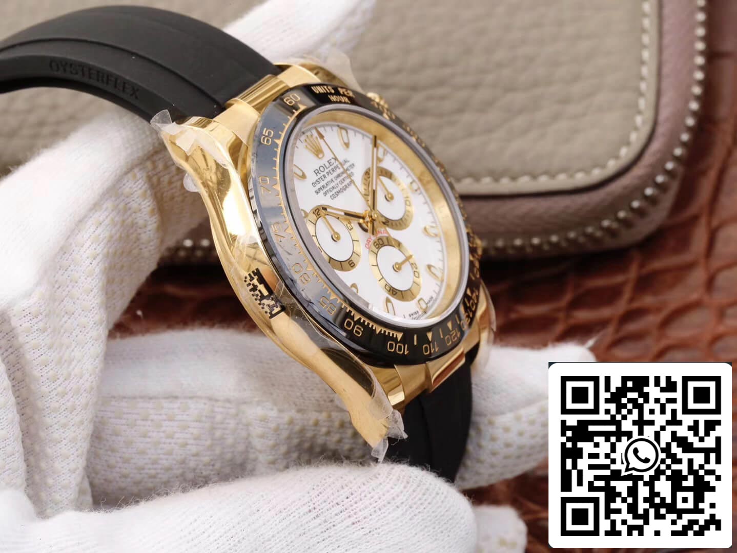 Rolex Daytona Cosmograph M116518ln-0041 1:1 edição melhor JH Fabbrica lunetta em cerâmica