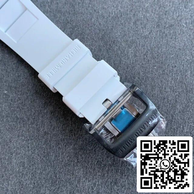 Cinturón de goma de fibra de carbono Richard Mille RM055 1:1 Best Edition KV Fabbrica V2